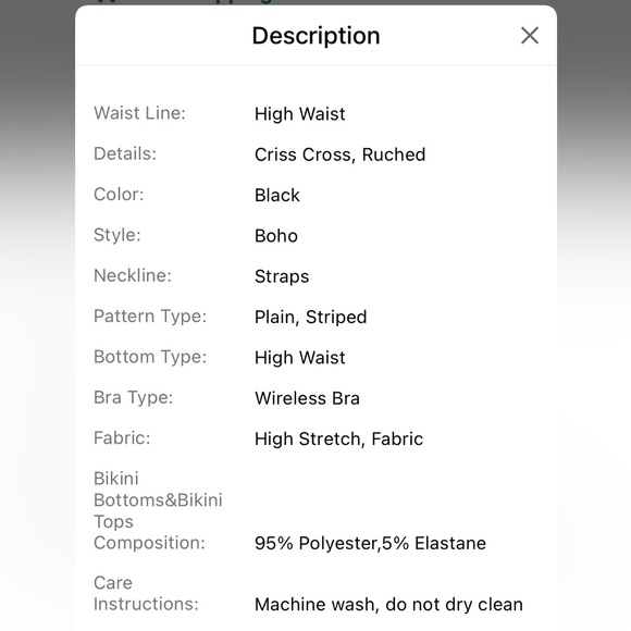 Swim Plus Size Women's Solid Color Daily Swimwear Tankini Set, Bathing Suit - Picture 4 of 6